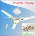42"energy-efficient rechargeable ceiling fan with simple design